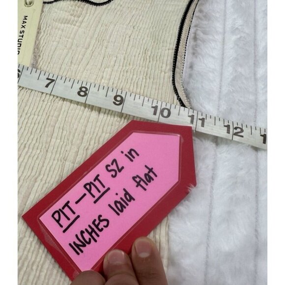 NWT MSRP $118 Max Studio Sleeveless Midi Embroidered Dress Woman’s Small - Picture 7 of 10